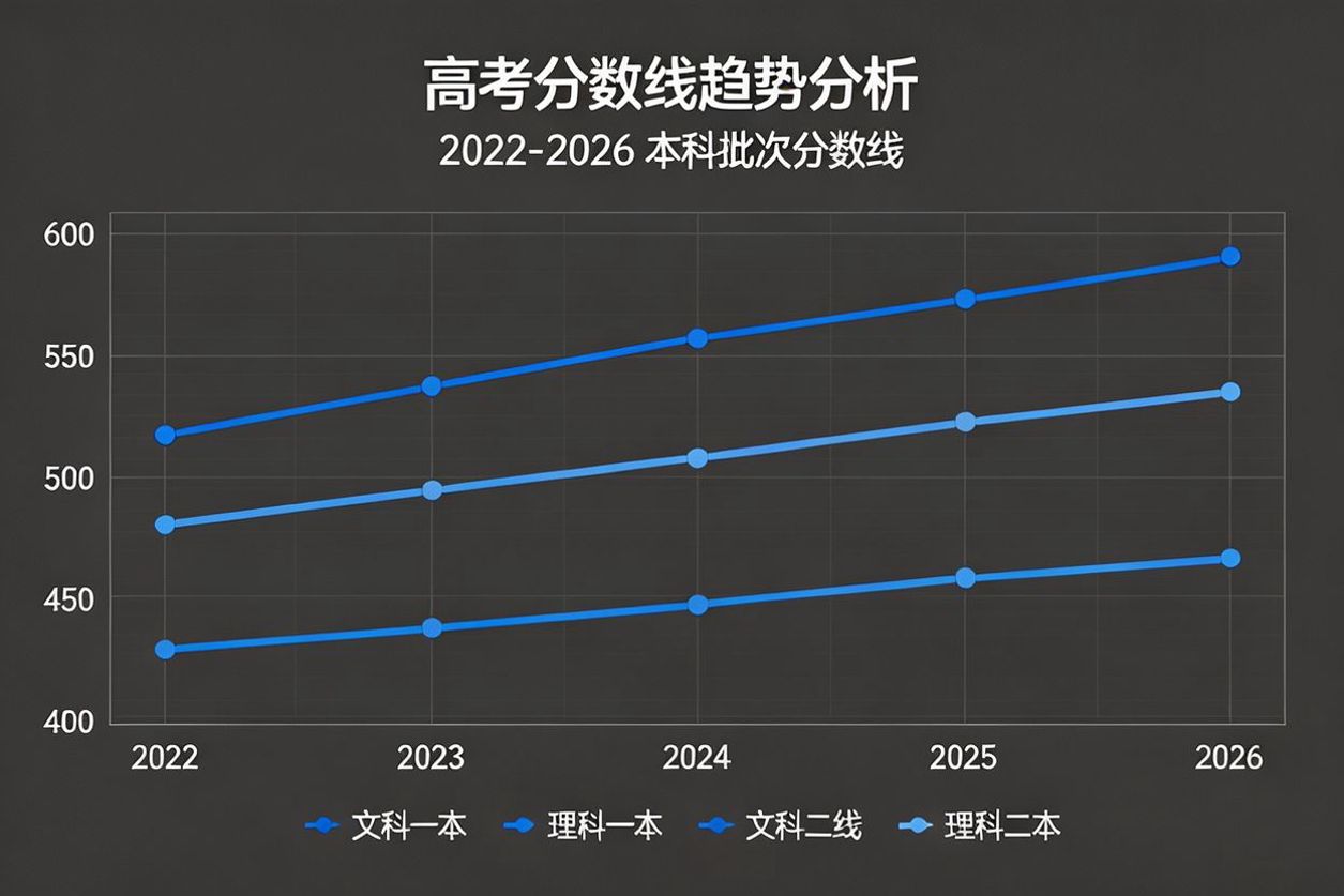 高考分数线趋势分析